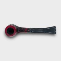 Dr Plumb Lightweight Metal Filter Fishtail Carved Briar Pipe (DP571)