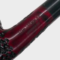Dr Plumb Lightweight Metal Filter Fishtail Carved Briar Pipe (DP571)