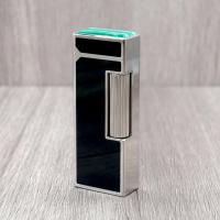 Dunhill Rollagas Lighter - Black Lacquer Malachite