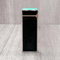 Dunhill Rollagas Lighter - Black Lacquer Malachite