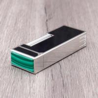 Dunhill Rollagas Lighter - Black Lacquer Malachite