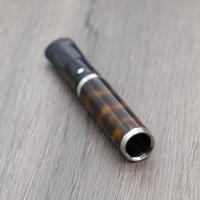 Dunhill White Spot Shortie Cigarette Holder Tortoise Laquer & P Plate