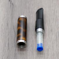 Dunhill White Spot Shortie Cigarette Holder Tortoise Laquer & P Plate