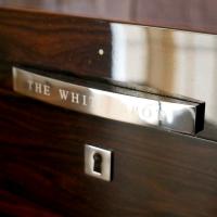 Dunhill White Spot Humidor - Ziricote - 100 Cigar Capacity