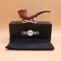 Alfred Dunhill - The White Spot County 4135 Group 4 Horn Fishtail Pipe (DUN228)