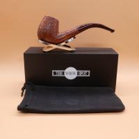 Alfred Dunhill - The White Spot County 5102 Group 5 Bent Fishtail Pipe (DUN237)