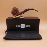 Alfred Dunhill - The White Spot County 5113 Group 5 Bent Apple Fishtail Pipe (DUN240)