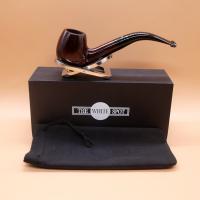 Alfred Dunhill - The White Spot Bruyere 5113 Group 5 Bent Apple Fishtail Pipe (DUN388)