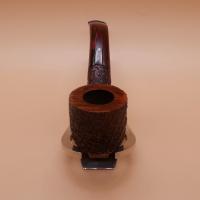 Alfred Dunhill - The White Spot Cumberland 5115 Group 5 Bent Pot Pipe (DUN444)