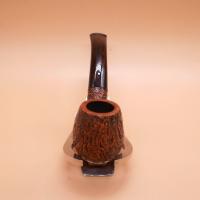 Alfred Dunhill - The White Spot County 4113 Group 4 Bent Apple Fishtail Pipe (DUN593)