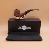 Alfred Dunhill - The White Spot County 4113 Group 4 Bent Apple Fishtail Pipe (DUN593)