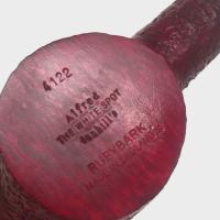 Alfred Dunhill - The White Spot Ruby Bark 4122 Group 4 Poker Pipe (DUN1036)