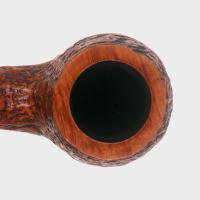 Alfred Dunhill - The White Spot County 4113 Group 4 Bent Apple Fishtail Pipe (DUN1042)