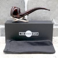 Alfred Dunhill  - The White Spot Chestnut 5113 Group 5 Bent Apple Fishtail Pipe (DUN207)