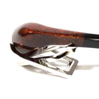 Alfred Dunhill - The White Spot Amber Root 4104 Group 4 Bulldog Straight Fishtail Pipe (DUN224)