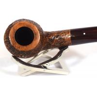 Alfred Dunhill - The White Spot County 4108 Group 4 Bent Rhodesian Fishtail Pipe (DUN227)