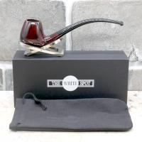 Alfred Dunhill - The White Spot Bruyere 4333 Group 4 Bent Brandy Pipe (DUN275)