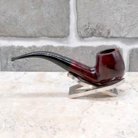 Alfred Dunhill - The White Spot Bruyere 4113 Group 4 Bent Apple Pipe (DUN284)