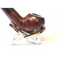 Alfred Dunhill - The White Spot Amber Root 3208 Group 3 Bent Rhodesian Fishtail Pipe (DUN380)