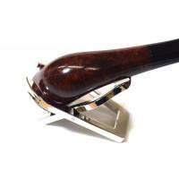 Alfred Dunhill - The White Spot Amber Root 3421 Group 3 Bent Zulu Pipe (DUN382)