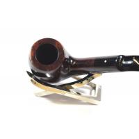 Alfred Dunhill - The White Spot Bruyere 4213 Group 4 Bent Apple Fishtail Pipe (DUN390)