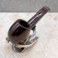 Alfred Dunhill - The White Spot Chestnut 4113 Group 4 Bent Apple Fishtail Pipe (DUN422)