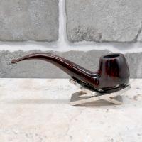 Alfred Dunhill - The White Spot Chestnut 4113 Group 4 Bent Apple Fishtail Pipe (DUN422)