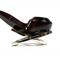 Alfred Dunhill - The White Spot Chestnut 3108 Group 3 Bent Rhodesian Fishtail Pipe (DUN431)