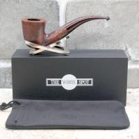 Alfred Dunhill - The White Spot Cumberland 4114 Group 4 Bent Dublin Pipe (DUN450)