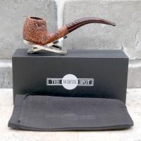 Alfred Dunhill - The White Spot County 4113 Group 4 Bent Apple Fishtail Pipe (DUN511)