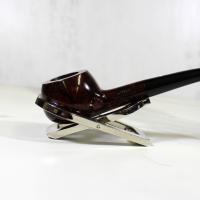 Alfred Dunhill - The White Spot Amber Root 3407 Group 3 Bent Prince Fishtail Pipe (DUN556)