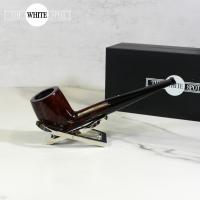 Alfred Dunhill - The White Spot Amber Root 4103 S Group 4 Billiard Fishtail Pipe (DUN575)