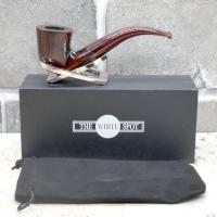 Alfred Dunhill - The White Spot Chestnut 4014 Group 4 Bent Dublin Pipe (DUN60)