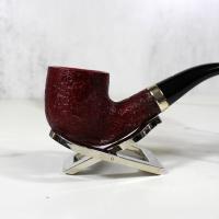 Alfred Dunhill - The White Spot Ruby Bark 5115 Group 5 Bent Pot Pipe (DUN611)