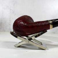 Alfred Dunhill - The White Spot Ruby Bark 5115 Group 5 Bent Pot Pipe (DUN611)