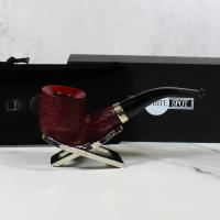 Alfred Dunhill - The White Spot Ruby Bark 5115 Group 5 Bent Pot Pipe (DUN611)