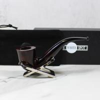 Alfred Dunhill - The White Spot Bruyere 4114 Group 4 Bent Dublin Pipe (DUN674)