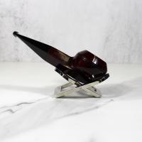 Alfred Dunhill - The White Spot Bruyere 4117 Group 4 Straight Rhodesian Pipe (DUN629)