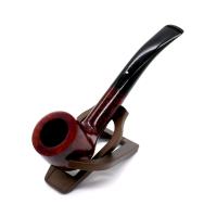Alfred Dunhill - The White Spot Amber Root 3406 Group 3 Bent Pot Pipe (DUN654)