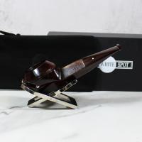 Alfred Dunhill - The White Spot Chestnut 4117 Group 4 Straight Rhodesian Fishtail Pipe (DUN659)