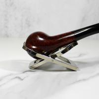 Alfred Dunhill - The White Spot Amber Root 2113 Group 2 Bent Apple Pipe (DUN665)