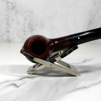 Alfred Dunhill - The White Spot Amber Root 2113 Group 2 Bent Apple Pipe (DUN665)