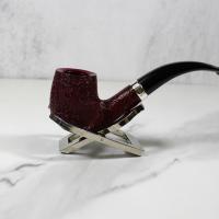 Alfred Dunhill - The White Spot Ruby Bark 3102 Group 3 Bent Pipe (DUN666)