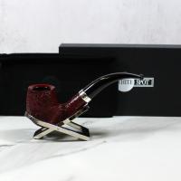 Alfred Dunhill - The White Spot Ruby Bark 3102 Group 3 Bent Pipe (DUN666)