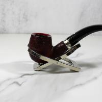 Alfred Dunhill - The White Spot Ruby Bark 2102 Group 2 Bent Pipe (DUN670)