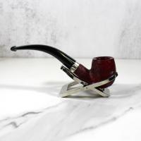 Alfred Dunhill - The White Spot Ruby Bark 2102 Group 2 Bent Pipe (DUN670)