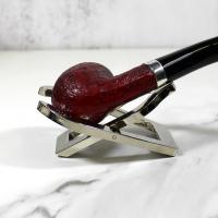 Alfred Dunhill - The White Spot Ruby Bark 2102 Group 2 Bent Pipe (DUN670)