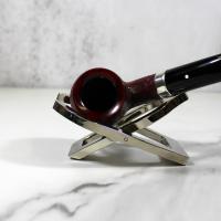 Alfred Dunhill - The White Spot Ruby Bark 2102 Group 2 Bent Pipe (DUN670)