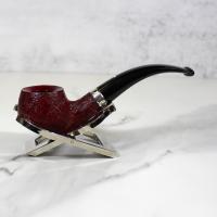 Alfred Dunhill - The White Spot Ruby Bark 2113 Group 2 Bent Apple Pipe (DUN679)