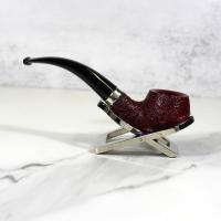 Alfred Dunhill - The White Spot Ruby Bark 2113 Group 2 Bent Apple Pipe (DUN679)